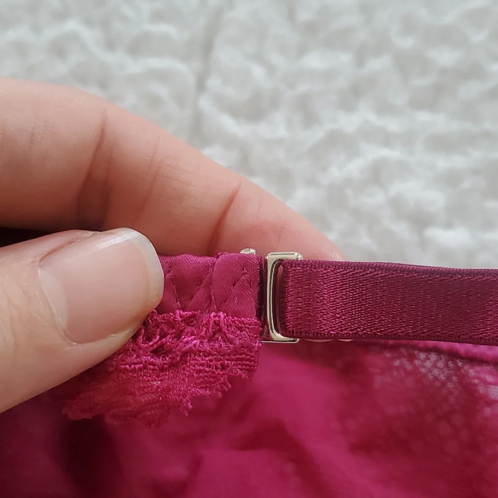 Victoria's Secret Purple/Fushia Garter Belt Bundle - Picture 5 of 17